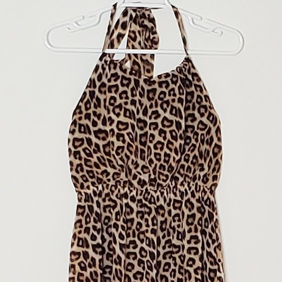 Forever 21 Leopard Print Sleeveless Long Dress - Picture 3 of 5